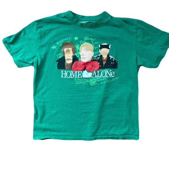 Home Alone Green Graphic Tee - Picture 1 of 3